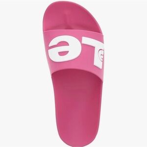 Levi’s Pink Platform Slide Sandals | 8